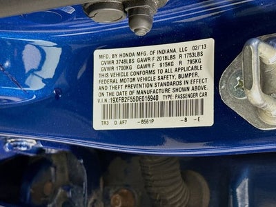 2013 Honda Civic Sdn LX