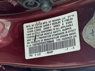 2014 Honda Civic Sedan EX