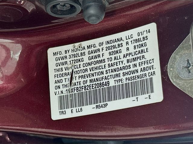 2014 Honda Civic Sedan EX