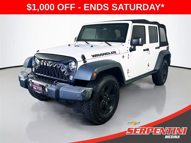 2016 Jeep Wrangler Unlimited Black Bear