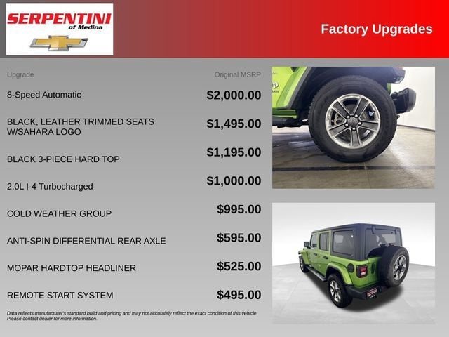 2018 Jeep Wrangler Unlimited Sahara 4x4