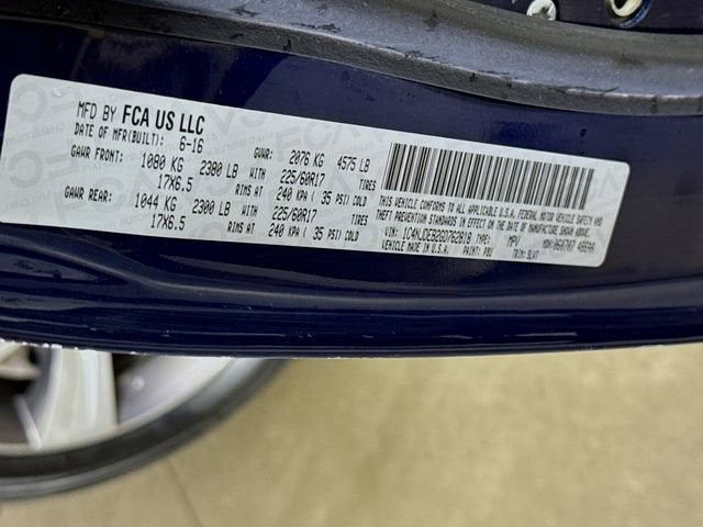 2016 Jeep Compass High Altitude Edition