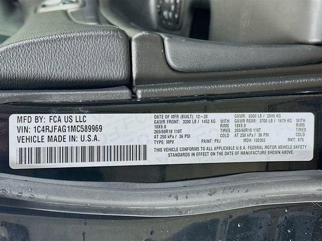 2021 Jeep Grand Cherokee Laredo X