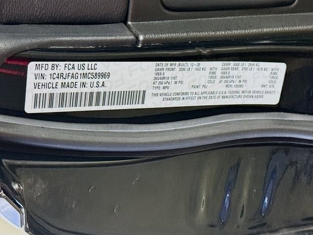 2021 Jeep Grand Cherokee Laredo X