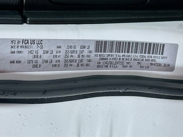 2018 Jeep Grand Cherokee Limited