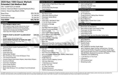 2020 RAM 1500 Classic Warlock