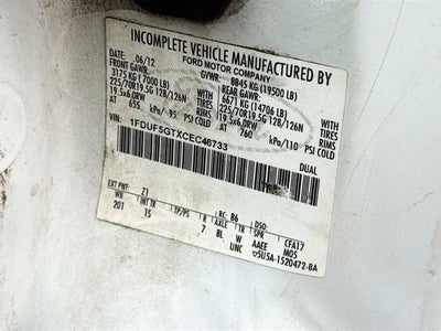 2012 Ford Super Duty F-550 DRW XL