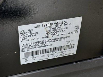 2016 Ford Explorer Base