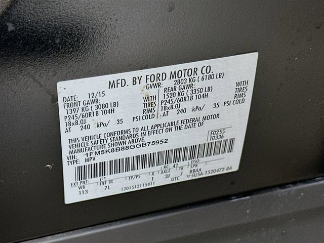 2016 Ford Explorer Base