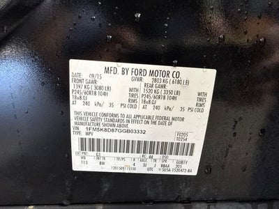 2016 Ford Explorer XLT