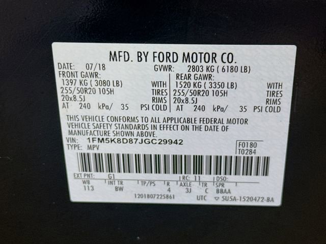 2018 Ford Explorer XLT