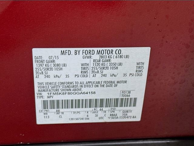 2016 Ford Explorer Limited