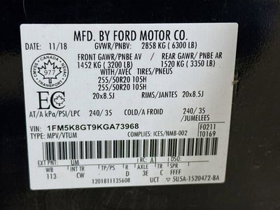 2019 Ford Explorer Sport