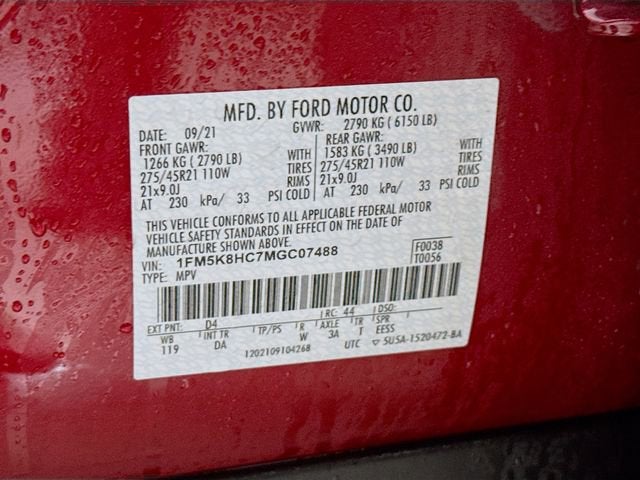 2021 Ford Explorer Platinum