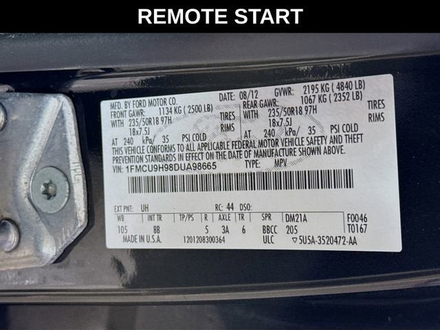 2013 Ford Escape SEL