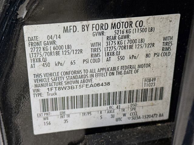 2015 Ford Super Duty F-350 SRW Platinum