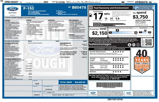 2017 Ford F-150 XL