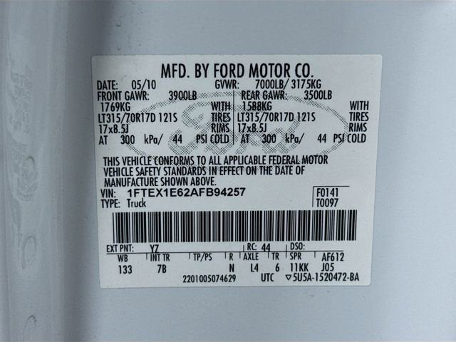 2010 Ford F-150 SVT Raptor