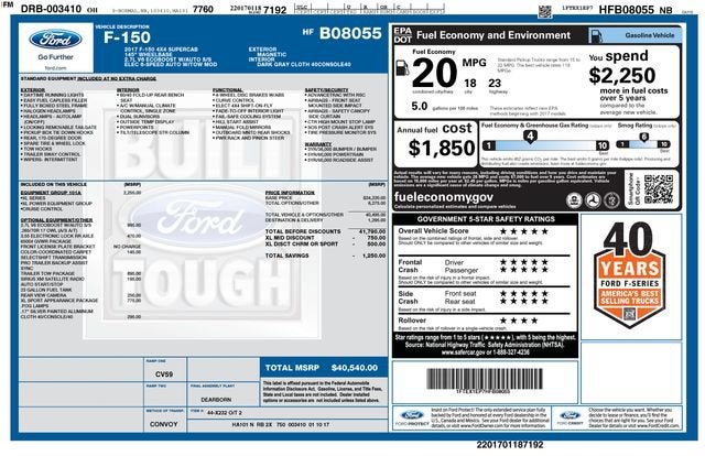 2017 Ford F-150 XL
