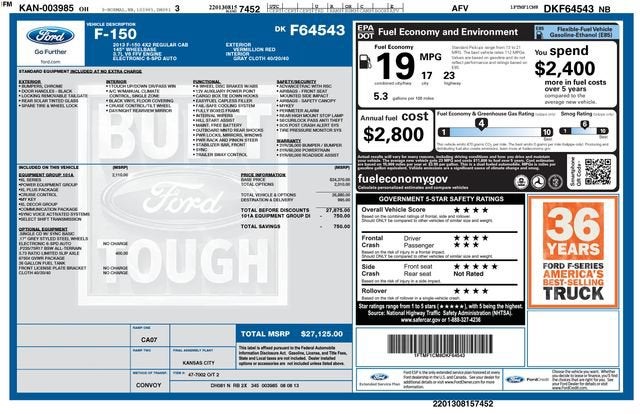 2013 Ford F-150 XL