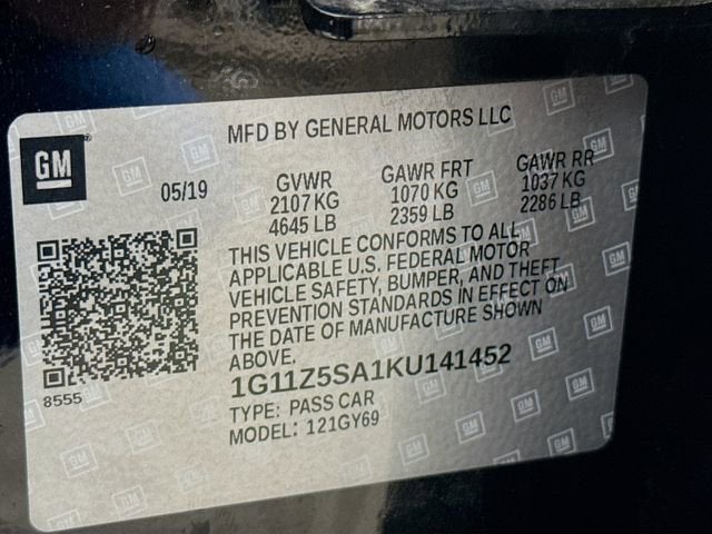 2019 Chevrolet Impala LT