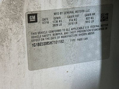 2017 Chevrolet Cruze LT