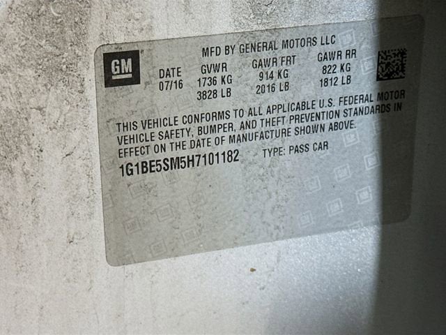 2017 Chevrolet Cruze LT