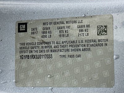 2018 Chevrolet Camaro 1LT