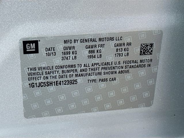 2014 Chevrolet Sonic LT