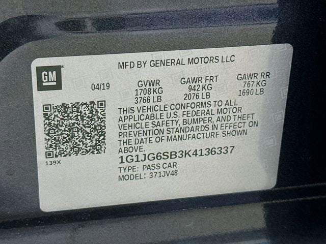 2019 Chevrolet Sonic LT