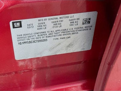 2012 Chevrolet Cruze LT w/1LT