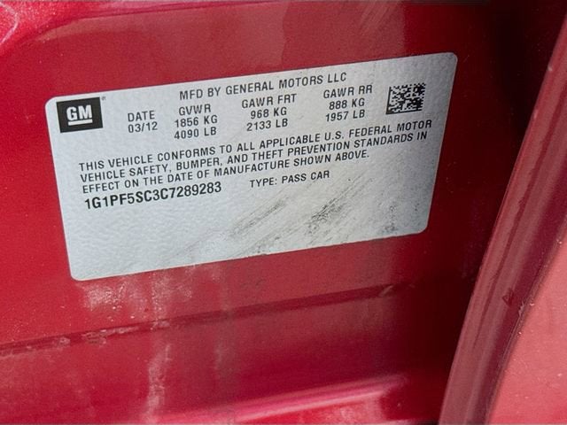 2012 Chevrolet Cruze LT w/1LT