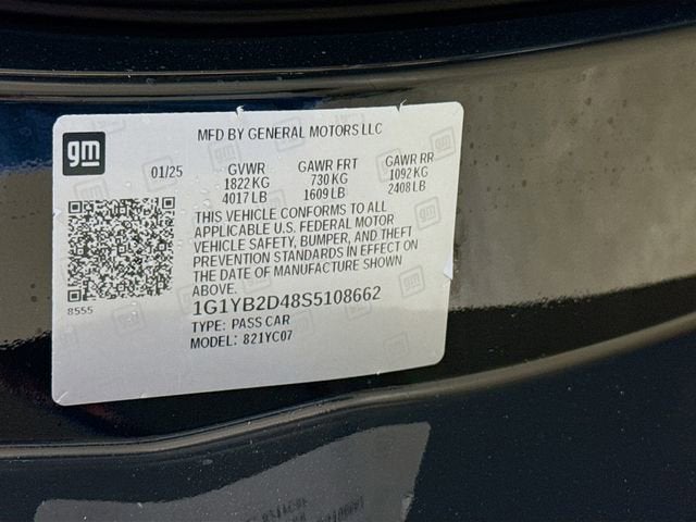 2025 Chevrolet Corvette Stingray 2LT