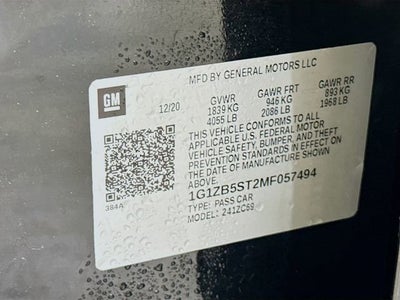 2021 Chevrolet Malibu LS