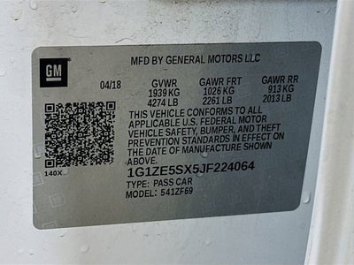 2018 Chevrolet Malibu Premier