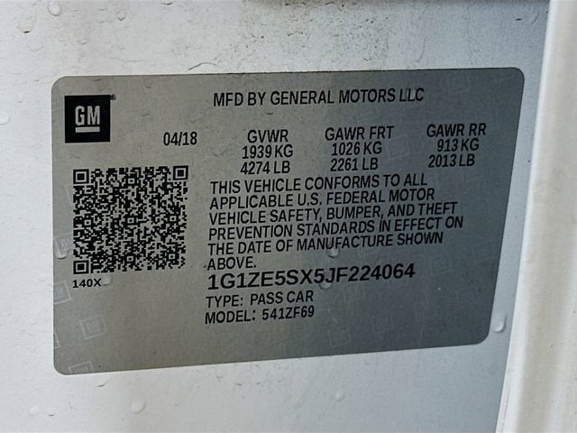 2018 Chevrolet Malibu Premier