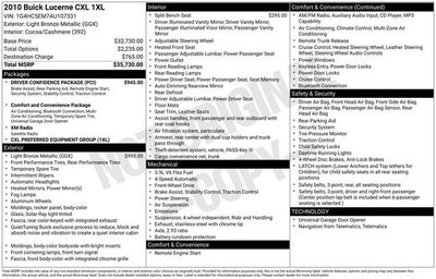 2010 Buick Lucerne CXL