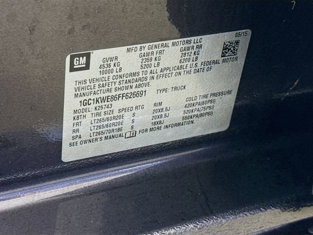 2015 Chevrolet Silverado 2500 HD LTZ