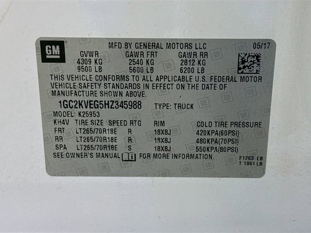 2017 Chevrolet Silverado 2500 HD LT