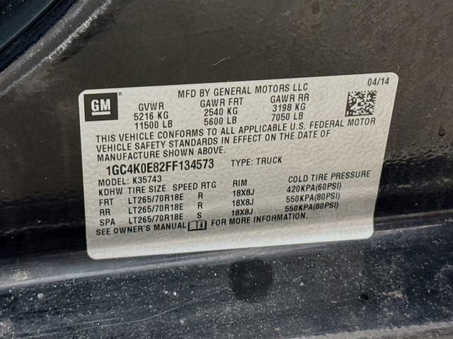 2015 Chevrolet Silverado 3500 HD LTZ