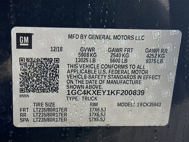 2019 Chevrolet Silverado 3500 HD LTZ