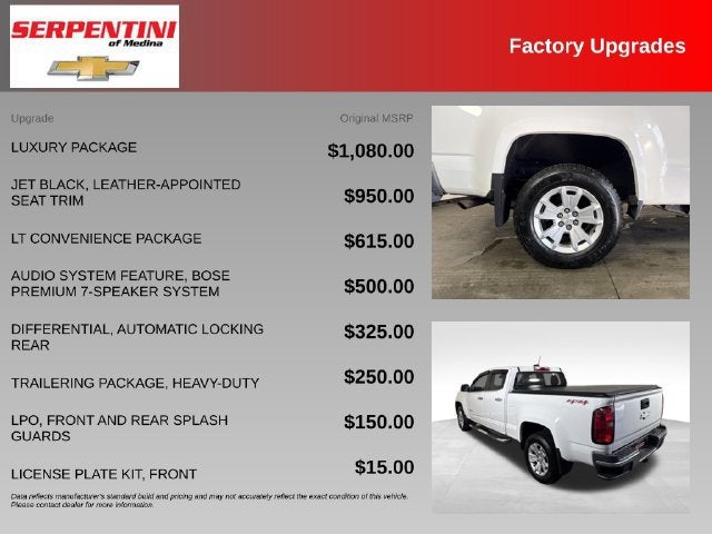2015 Chevrolet Colorado 4WD LT