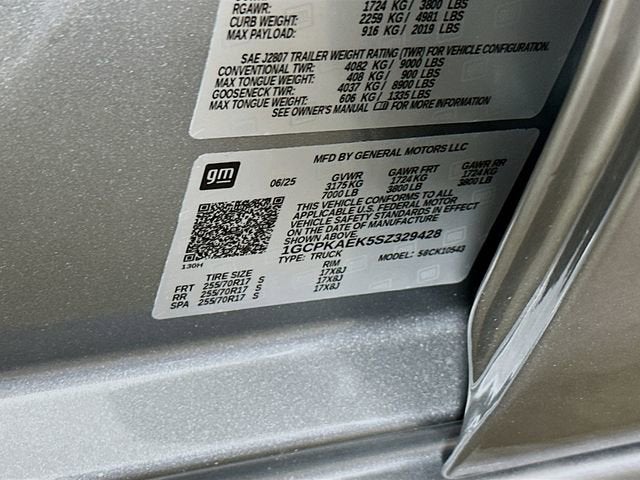 2025 Chevrolet Silverado 1500 WT