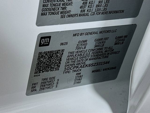 2025 Chevrolet Silverado 1500 WT