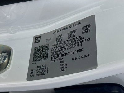 2026 Chevrolet Colorado WT