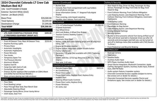2024 Chevrolet Colorado LT