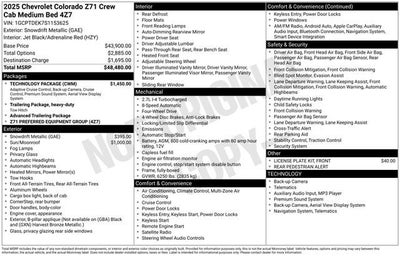 2025 Chevrolet Colorado Z71