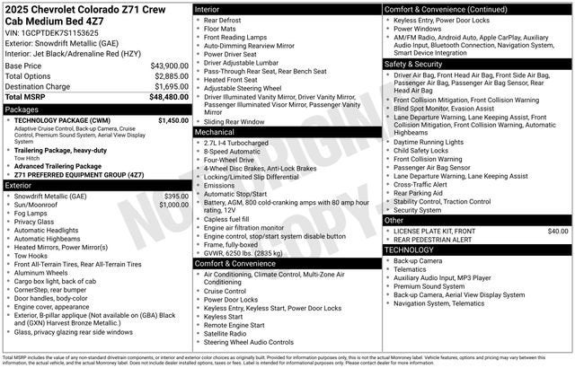 2025 Chevrolet Colorado Z71