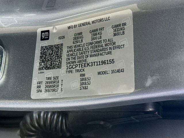 2026 Chevrolet Colorado Trail Boss