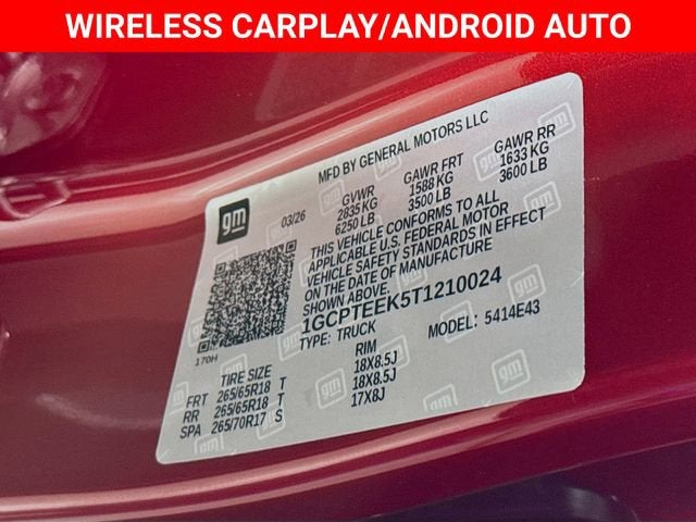 2026 Chevrolet Colorado Trail Boss